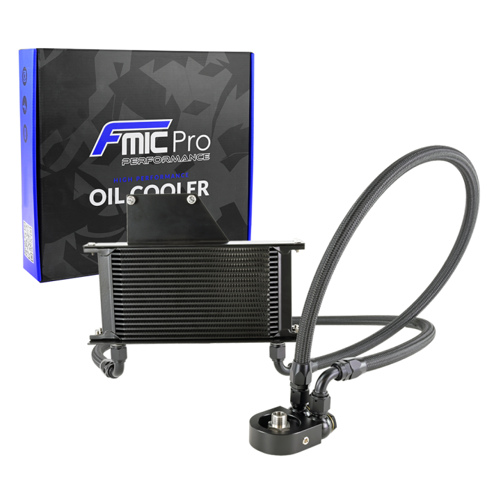 FMIC.Pro Black Engine Oil Cooler Kit for Subaru Impreza WRX STI 2001-2005