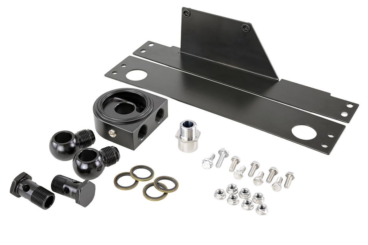 Kit de radiador de aceite del motor plateado FMIC.Pro para Subaru Impreza WRX STI 2001-2005