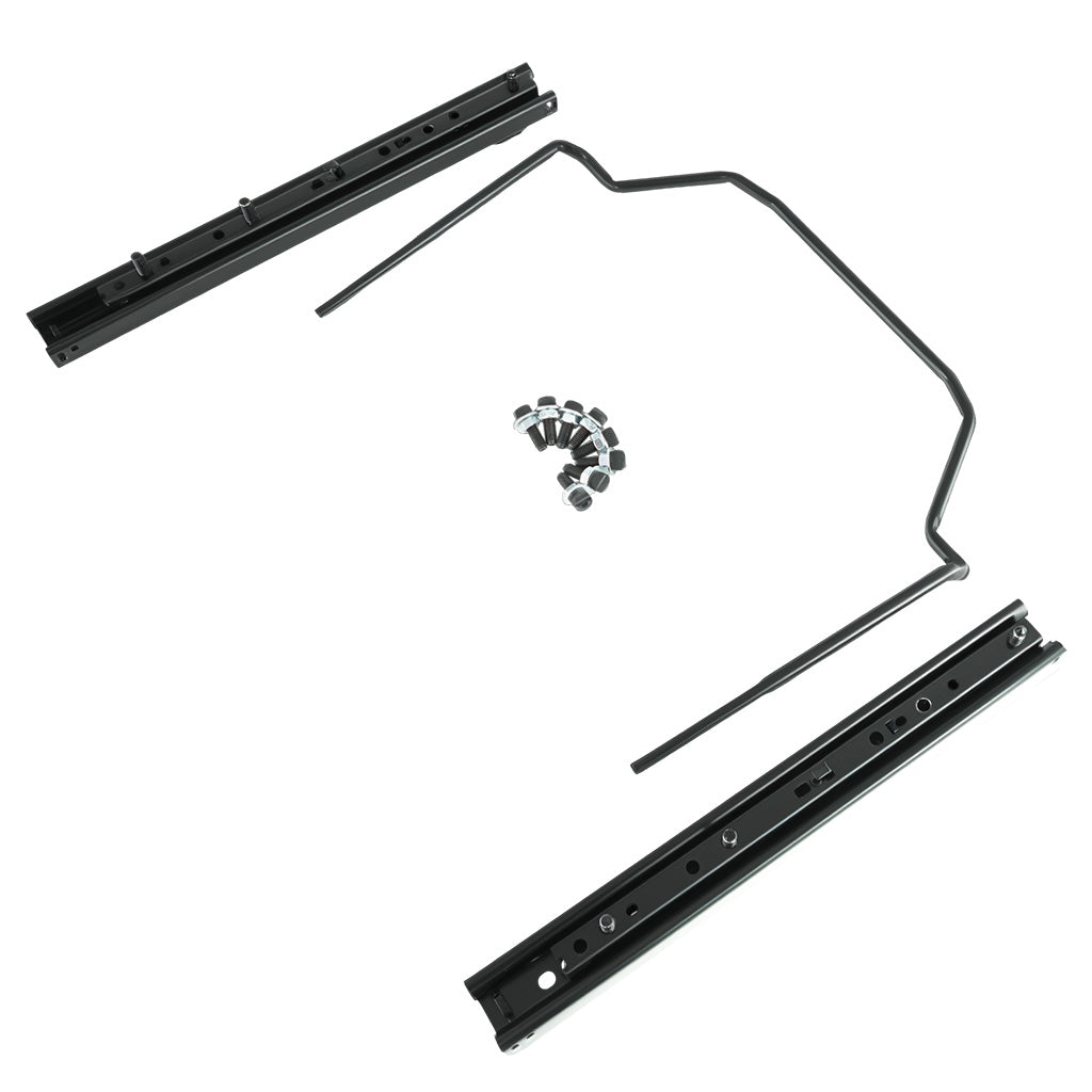Guías correderas para asiento baquet FMIC.Pro con pasadores 420 mm extensión 240 mm