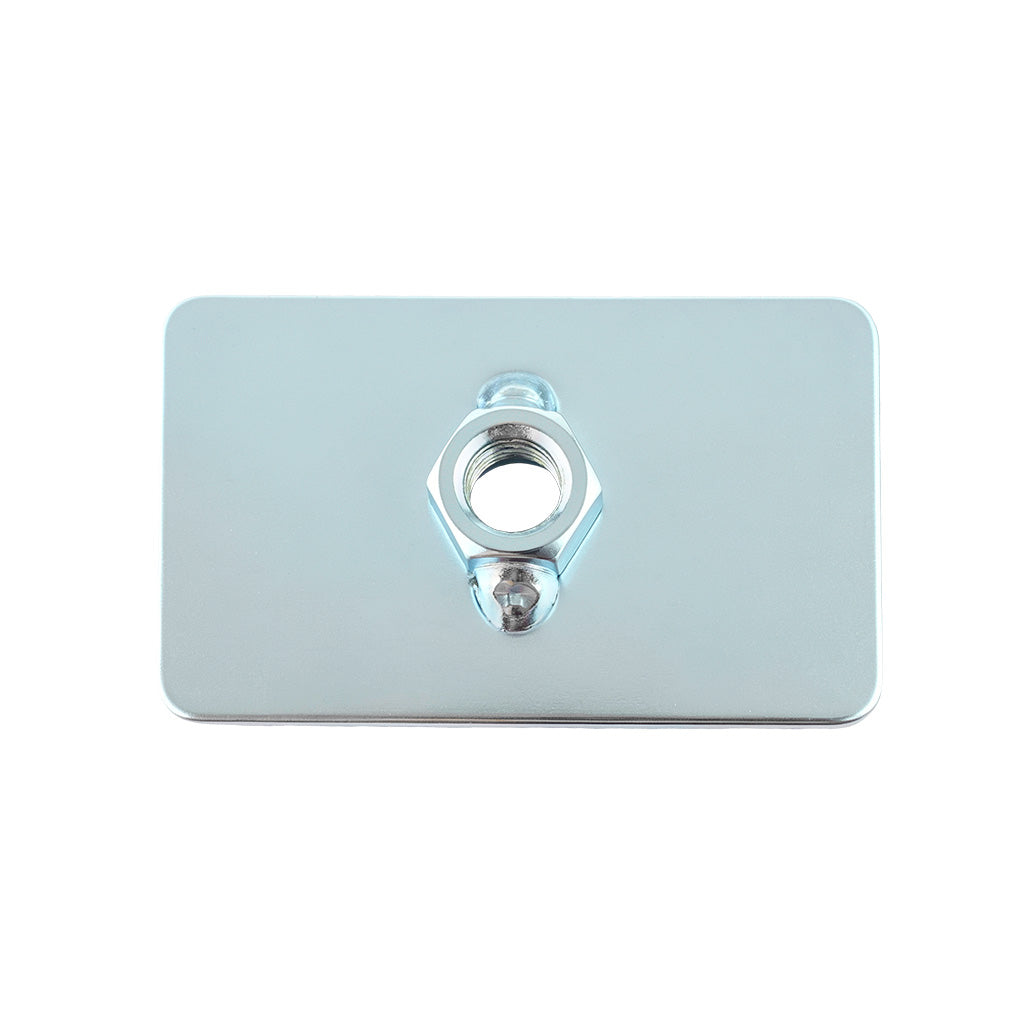Placa de refuerzo para arnés FMIC.Pro con tuerca para soldar 50 x 80 mm FIA 7/16"-20 UNF