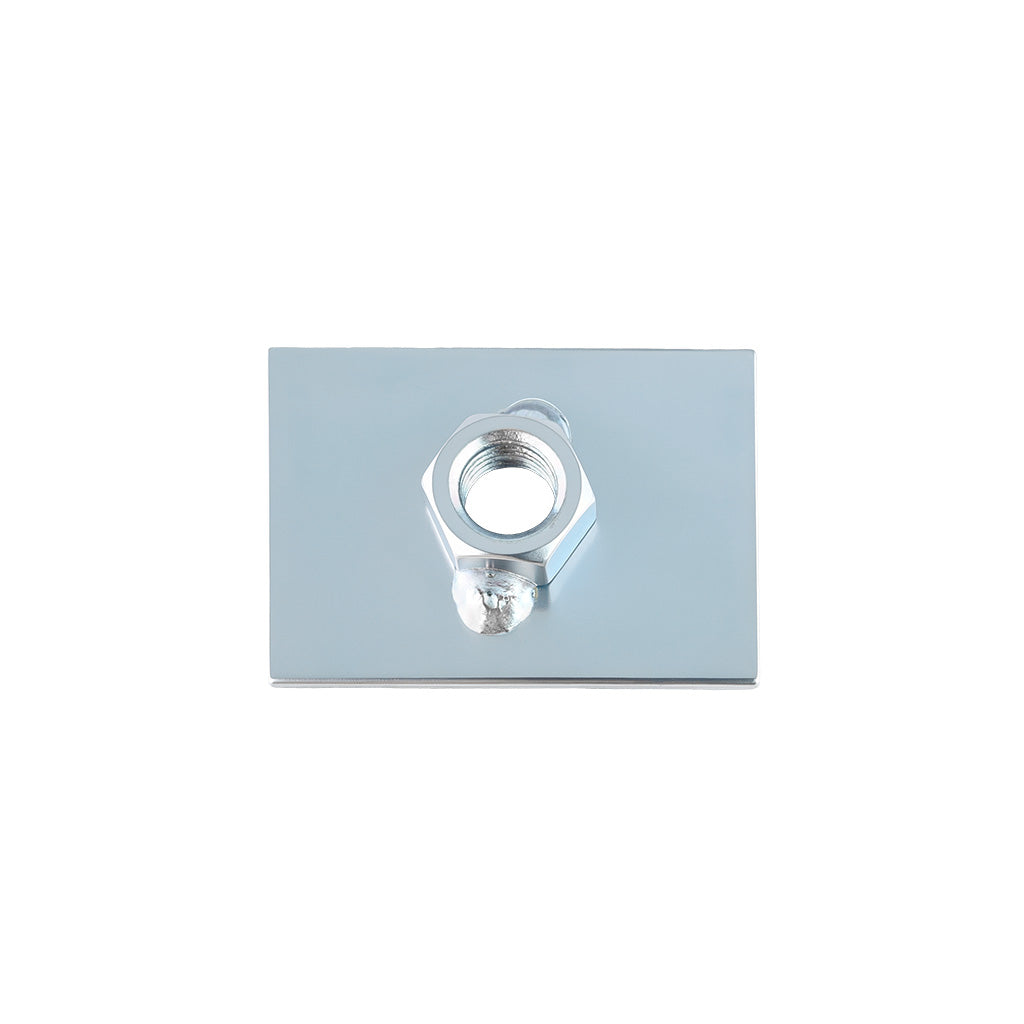 Placa de refuerzo para arnés FMIC.Pro con tuerca para soldar 40 x 55 mm 7/16"-20 UNF