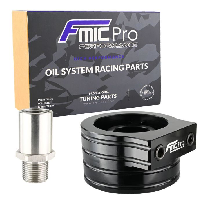 Oil Filter Sandwich Plate Sensors Adapter FMIC.Pro for Honda Civic X FC FK7 FK8