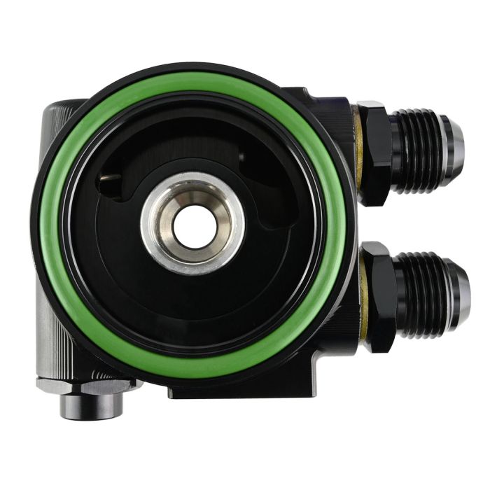 Adaptador de enfriador de placa sándwich de filtro de aceite con termostato FMIC.Pro de 80 mm