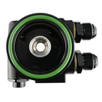 Adaptador de enfriador de placa sándwich de filtro de aceite con termostato FMIC.Pro de 80 mm
