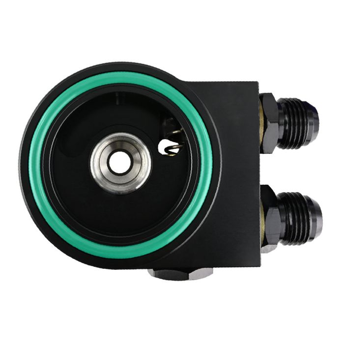 Adaptador de enfriador de placa sándwich de filtro de aceite con termostato FMIC.Pro AN10