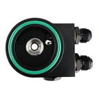 Adaptador de enfriador de placa sándwich de filtro de aceite con termostato FMIC.Pro AN10