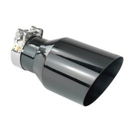 Stainless Steel Exhaust Muffler Tip Fmic.Pro 100mm Black 55mm Inlet