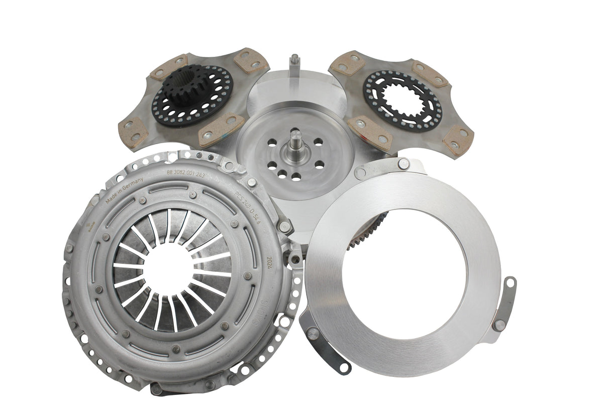 Kit de embrague bidisco hasta 1400 Nm 6 tornillos FTWL para BMW N54B30 - Stage 4