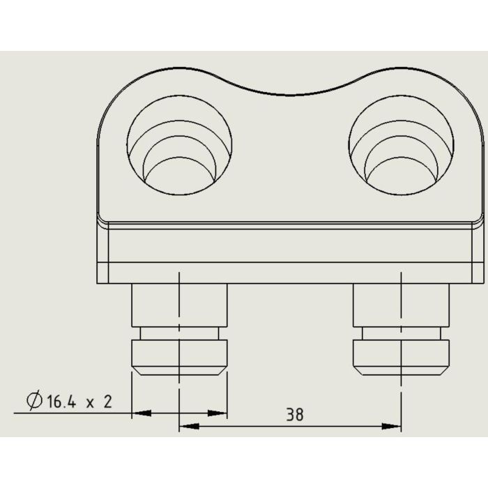 Adaptador de enfriador de aceite JAGUAR ZF 8HP70 FTWL