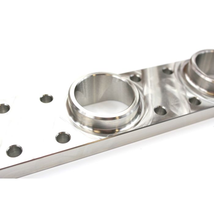 FTWL 48.3mm Block Machined 3D CNC Stainless Steel Exhaust Flange for BMW M50 / M52 / M54