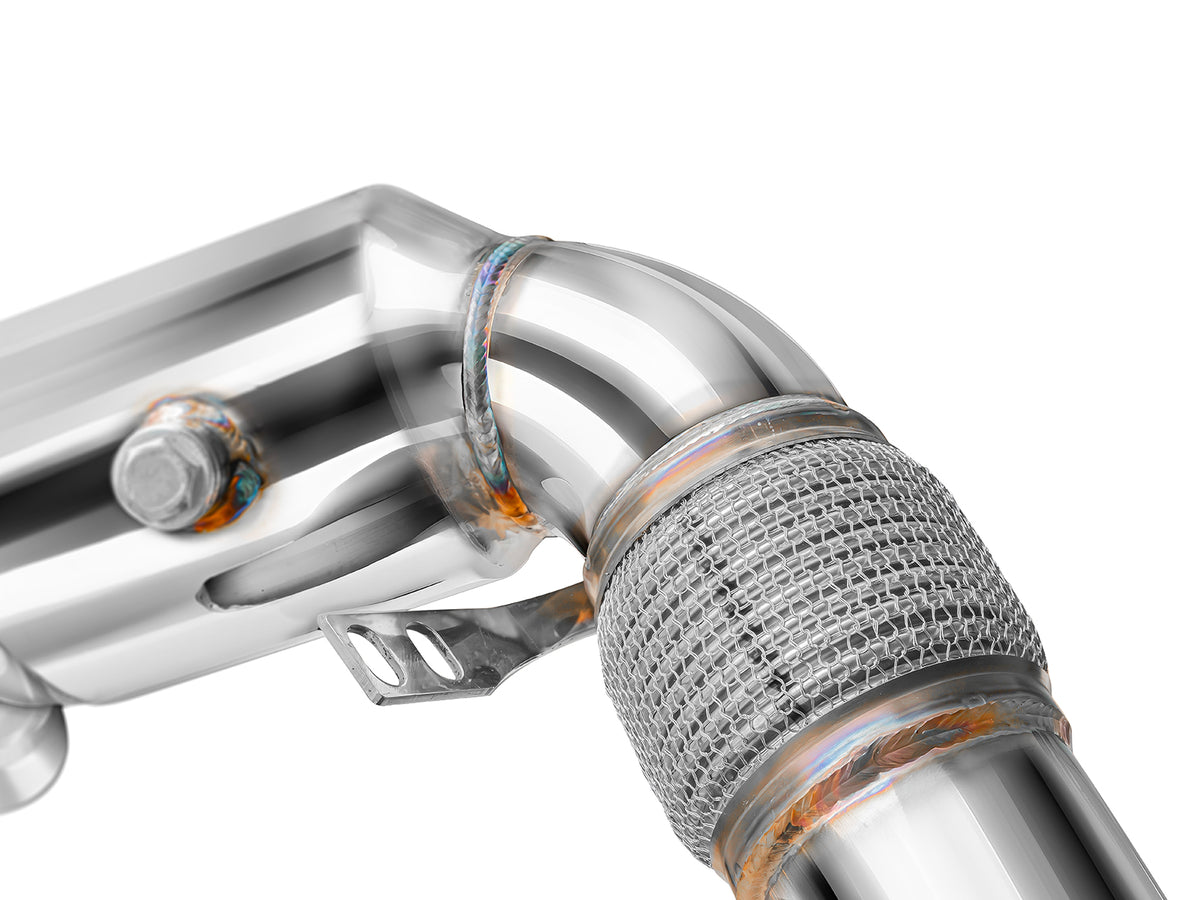 Downpipe FMIC.Pro para BMW F15 F16 X5 50ix X6 50ix 4.0 4.4L N63B 2015- con catalizador de alto flujo