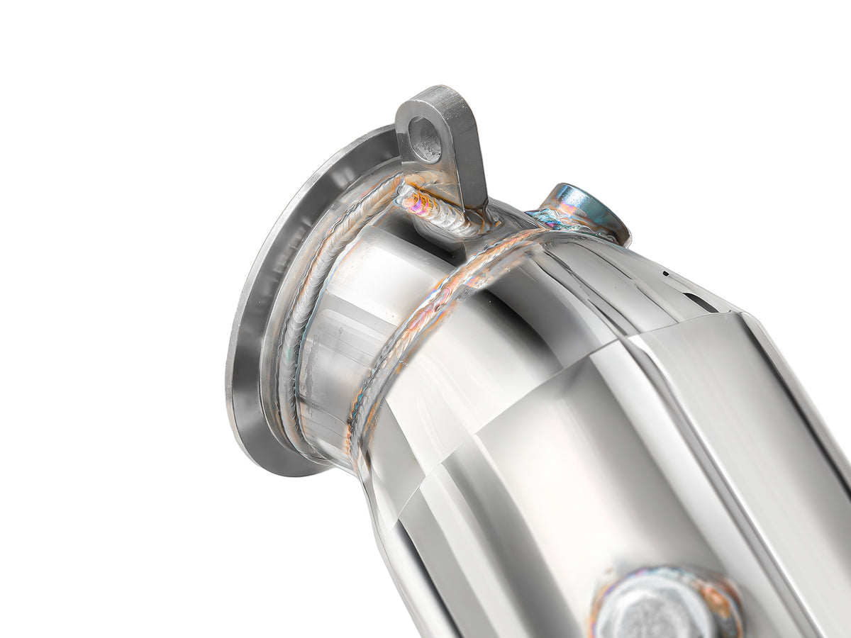 Downpipe FMIC.Pro para BMW F15 F16 X5 50ix X6 50ix 4.0 4.4L N63B 2015- con catalizador de alto flujo