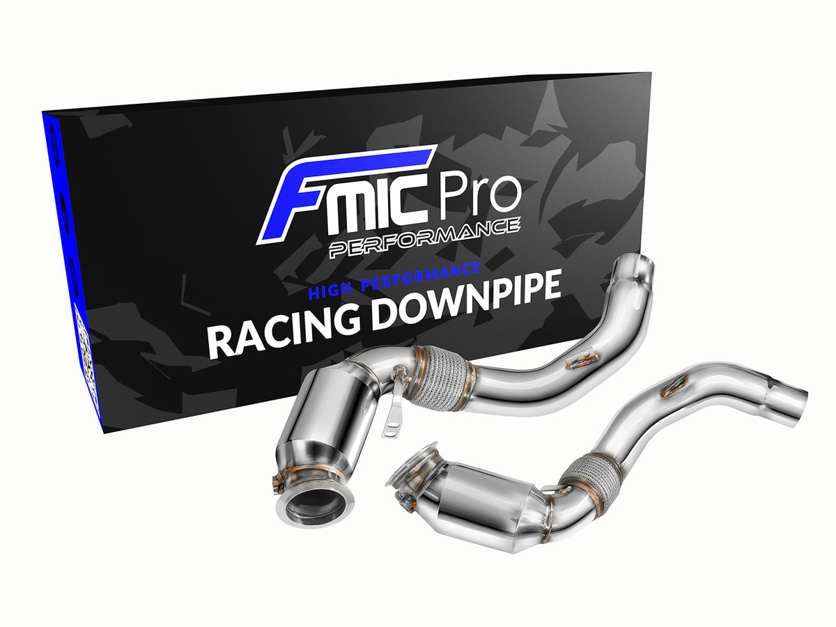 Downpipe FMIC.Pro para BMW F15 F16 X5 50ix X6 50ix 4.0 4.4L N63B 2015- con catalizador de alto flujo