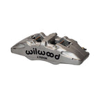 Pinza de freno Wilwood 120-13437 Dynapro 6A forjada con montaje en orejetas, izquierda, 6 pistones, niquelada.