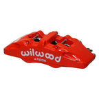 Wilwood 120-13438 Dynapro 6A Forged Lug Mount Caliper, Right, 6-Piston, Red.