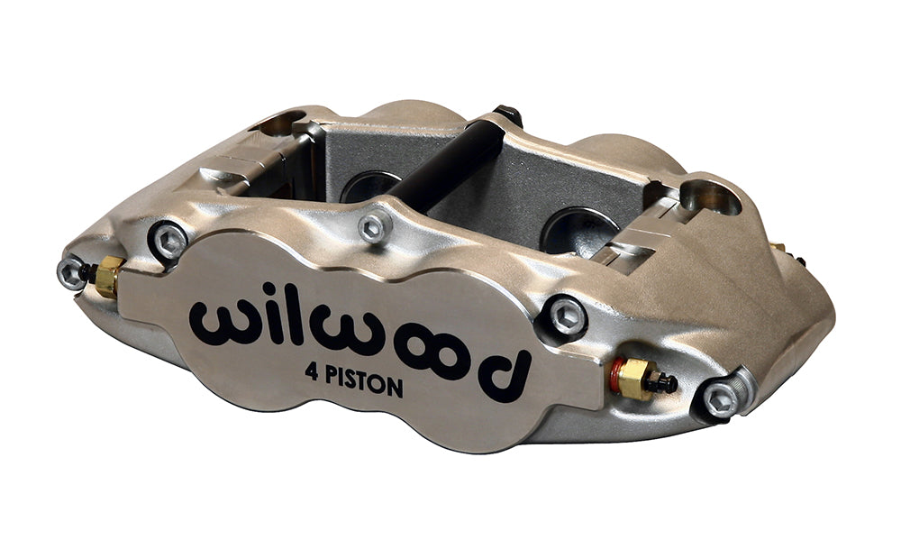 Pinza de freno universal Wilwood 120-11783 Forged Narrow Superlite Radial Mount 4 pistones níquel