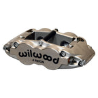 Pinza de freno radial universal Wilwood 120-12603 Superlite forjada, estrecha, de 4 pistones, niquelada.