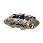 Pinza de freno Wilwood 120-11779 forjada, estrecha, de montaje radial Superlite, izquierda, 6 pistones, niquelada.
