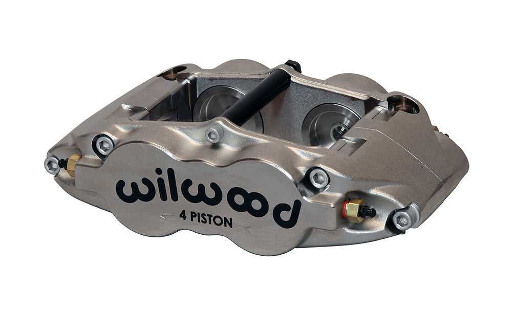 Wilwood 120-13576 Pinza de freno universal forjada Superlite de montaje radial 4 pistones níquel
