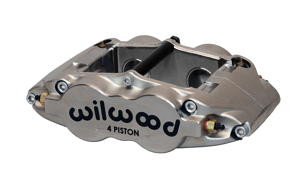 Wilwood 120-13232 Pinza de freno universal forjada Superlite de montaje radial 4 pistones níquel