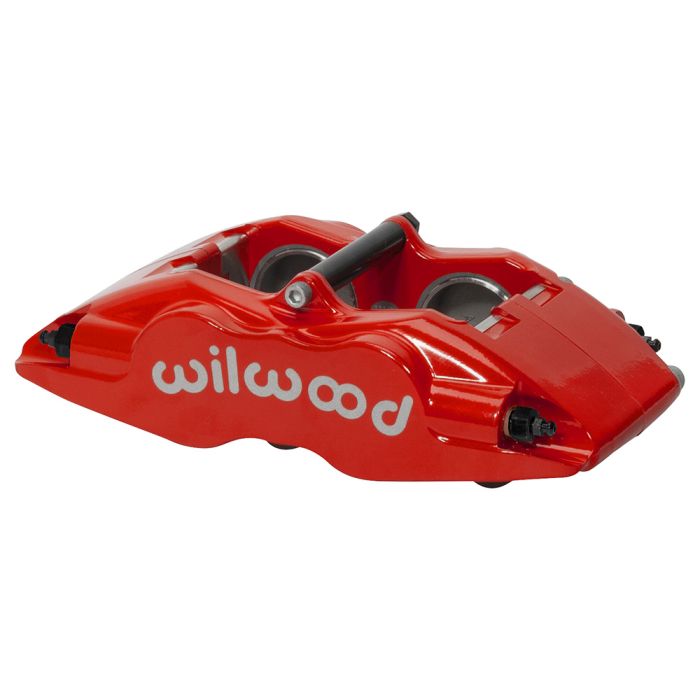 Pinza de freno Wilwood 120-11128 Superlite forjada con montaje interno universal, 4 pistones, color rojo.
