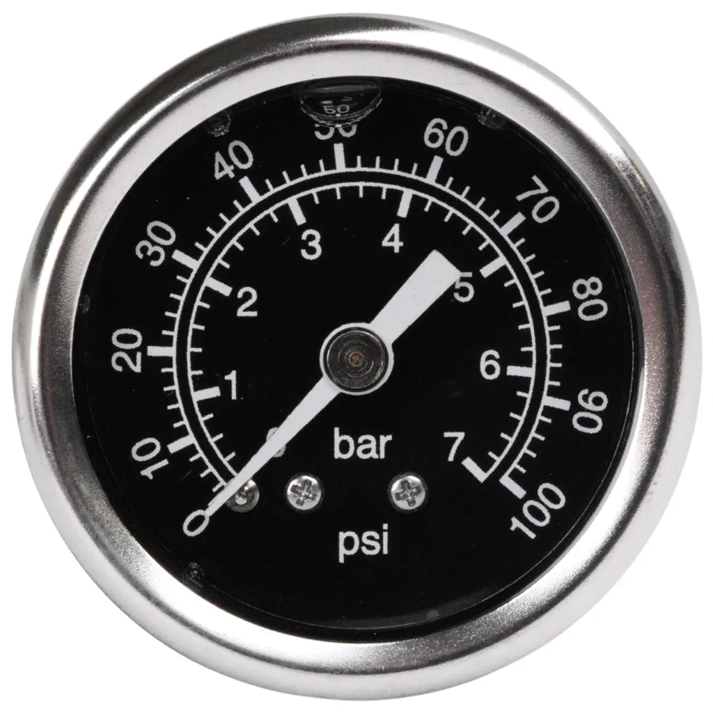 Manómetro de combustible 0-7 bar negro