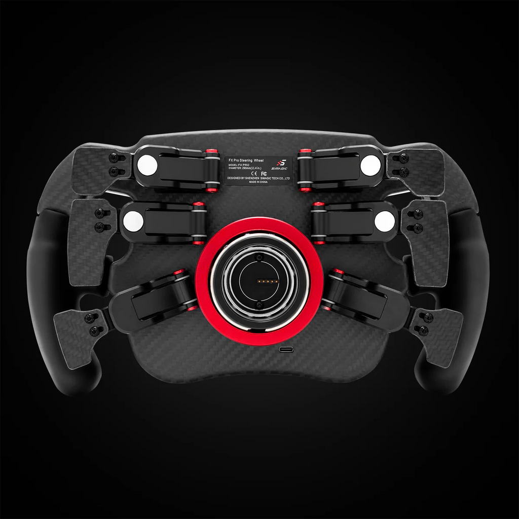 Volante FX Pro Formula SIMAGIC 290 mm Carbono Simulador Simracing RGB