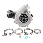 Turbocompresor Pulsar PSR 5449G 660 CV .92 entrada V-Band 2,5" salida V-Band 3" IWG 12-14 psi rodamiento de bolas