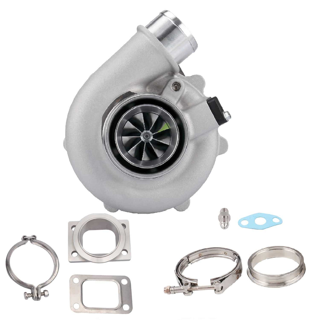 Turbocompresor Pulsar PSR 5449G 660 CV .72 entrada T25 salida V-Band 3" EWG rodamiento de bolas