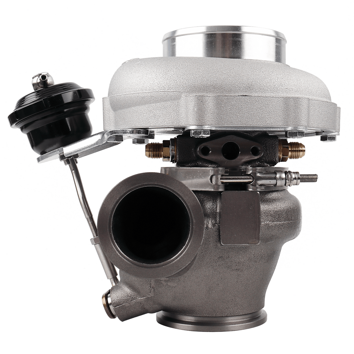 Turbocompresor Pulsar PSR 5455G 660 CV 0,72 entrada V-Band 2,5" salida V-Band 3" IWG rodamiento de bolas
