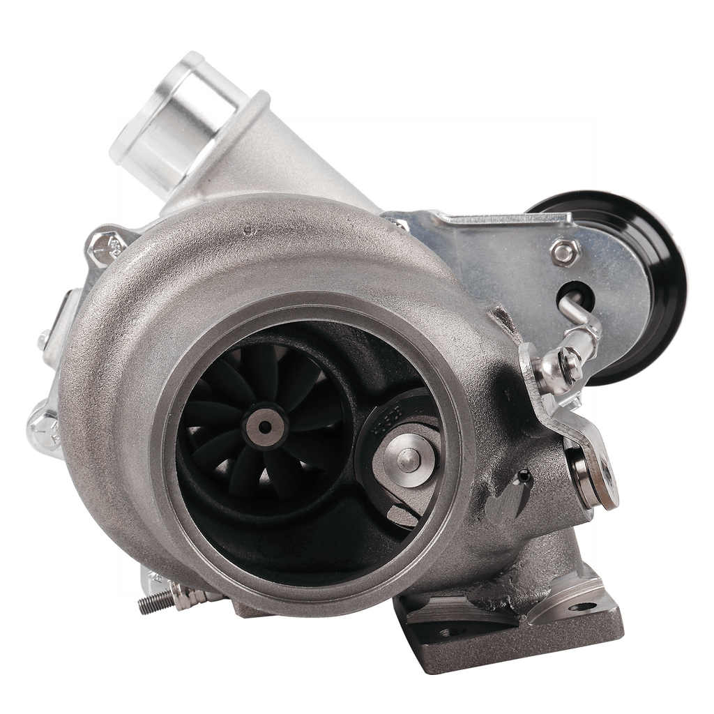 Turbocompresor Pulsar PSR 5449G 660 CV .72 entrada T25 salida V-Band 3" IWG 12-14 psi rodamiento de bolas