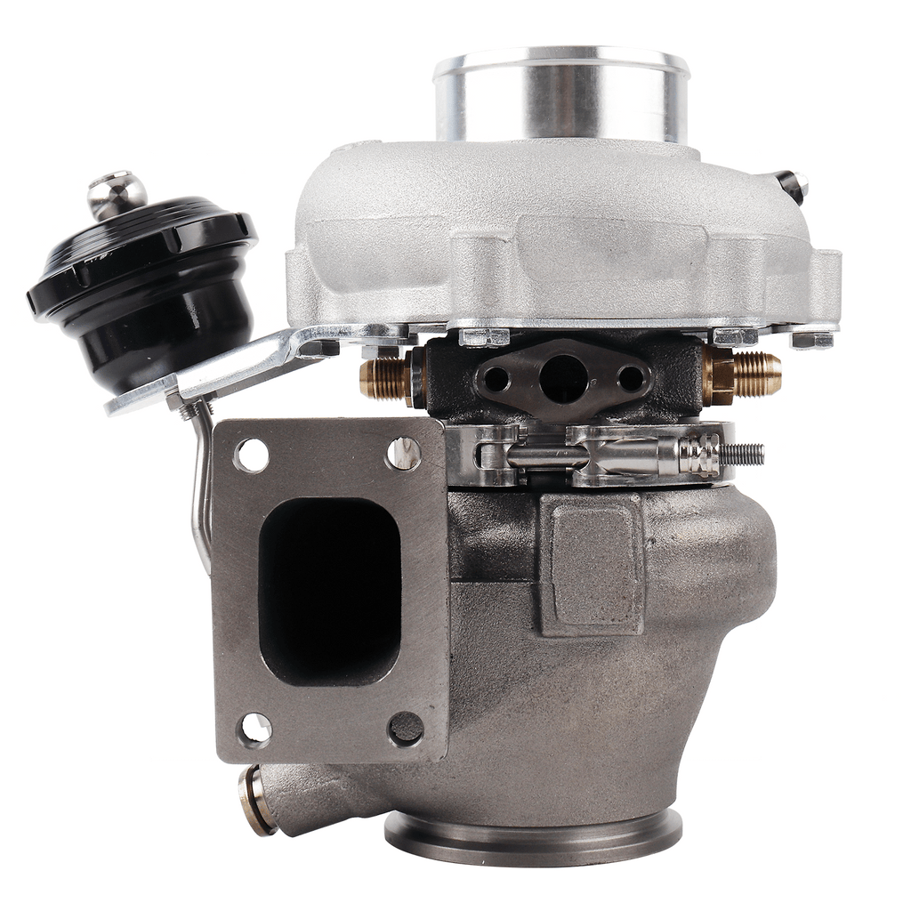 Turbocompresor Pulsar PSR 5449G 660 CV .72 entrada T25 salida V-Band 3" IWG 12-14 psi rodamiento de bolas
