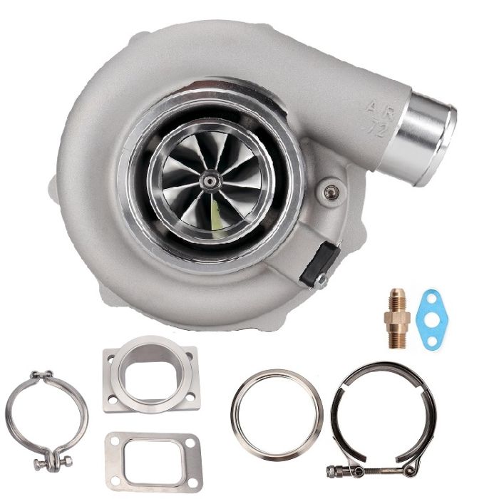 Turbo Pulsar PSR 6255G 900HP 0.72 T25 Inlet 3" V-Band Outlet Ball Bearing Ball Bearing