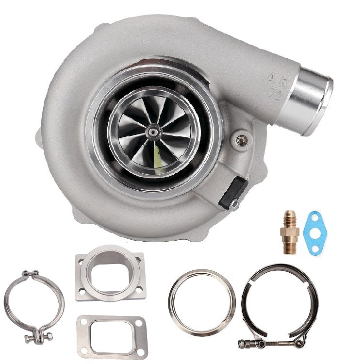 Turbo Pulsar PSR 5455G 4" 660 CV 0,72 entrada T25 salida V-Band 3" rodamiento de bolas