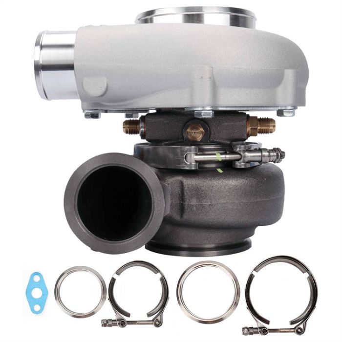 4" 660 HP Pulsar PSR 5455G Turbo, 0.72 A/R, 2.5" V-Band Inlet, 3" V-Band Outlet, Ball Bearing