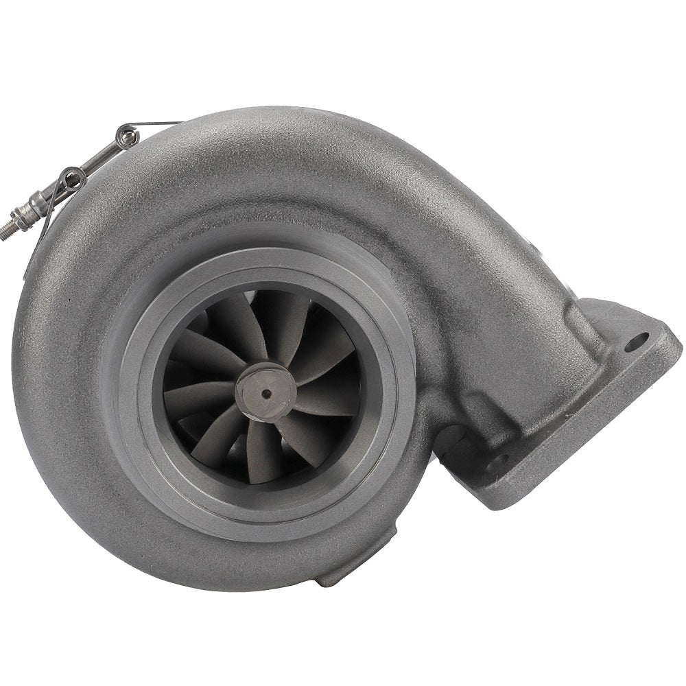 Turbocompresor Pulsar PSR 7375G Compact 1200 CV 1,01 entrada T4 Twin Scroll salida V-Band 4" rodamiento de bolas