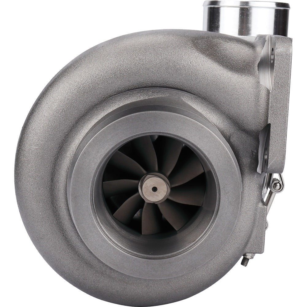 Turbocompresor Pulsar PSR 7375G Compact 1200 CV 1,28 entrada T4 Twin Scroll salida V-Band 4" rodamiento de bolas