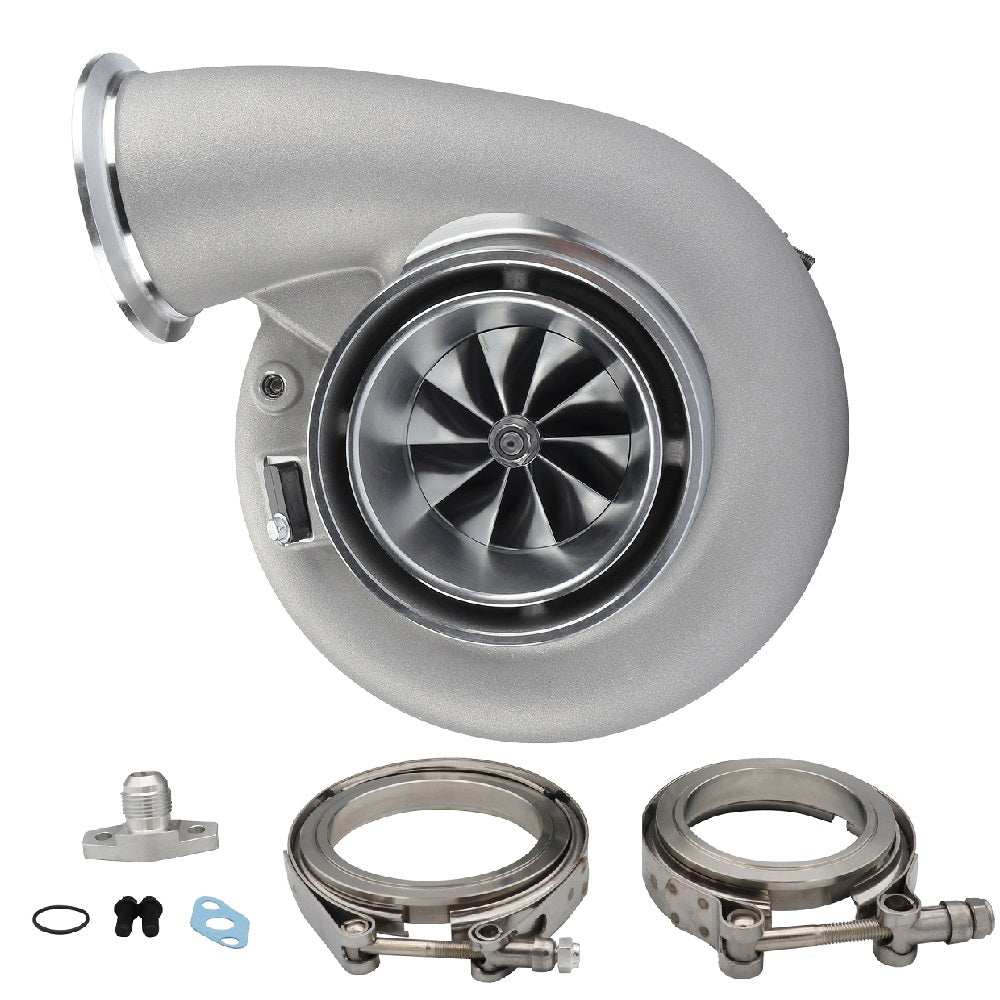 Turbocharger Pulsar PSR 7975G Reverse 1,01 entrada V-Band 3" salida V-Band 3,5" Ball Bearing