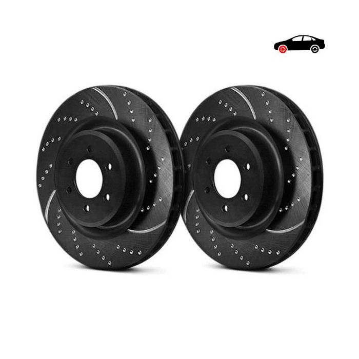 Discos deportivos GD1912 EBC Brakes para Mazda 6 GJ 6 GL CX5 de 1.ª y 2.ª generación.