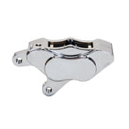 Pinza de freno delantera derecha Wilwood 120-12116 GP310 para motocicleta (modelos 2008 en adelante), montaje en tuerca, 4 pistones, cromada.
