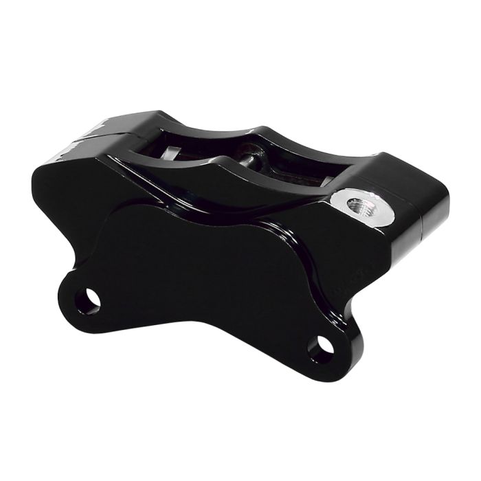 Pinza de freno trasera izquierda Wilwood 120-7741 GP310 para motocicleta (modelos 1984 en adelante), 4 pistones, color negro.