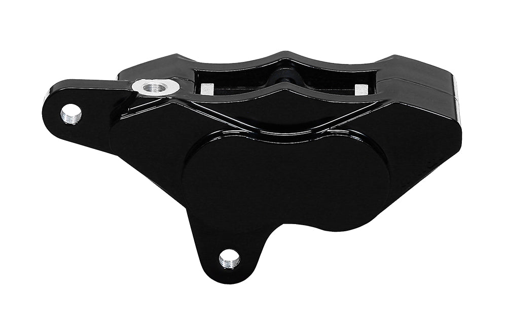 Wilwood 120-7736 GP310 pinza de freno delantera de moto 84-99 con anclaje por orejetas derecha 4 pistones negra