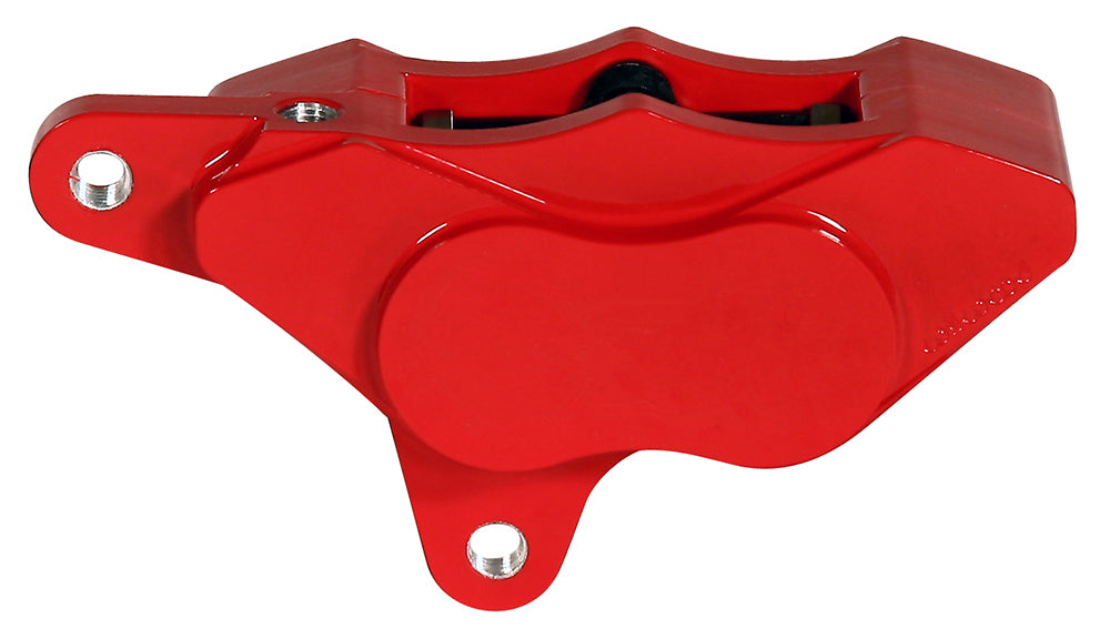 Wilwood 120-7739 GP310 pinza de freno delantera de moto 00-07 con anclaje por orejetas izquierda 4 pistones roja