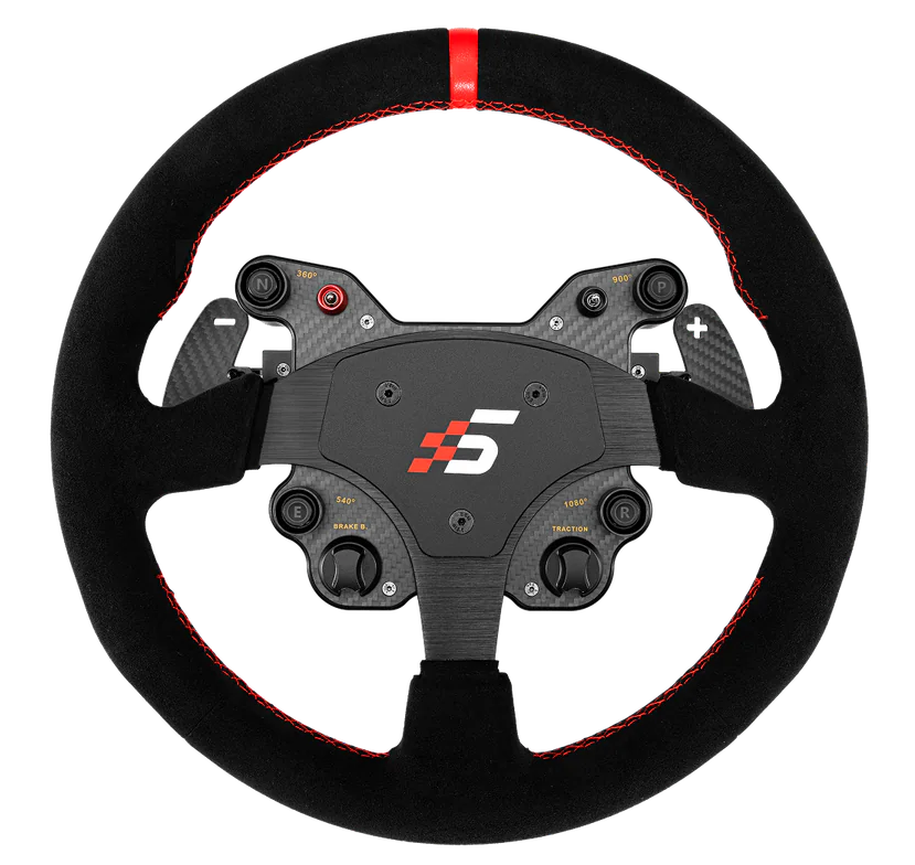 Volante GT1 330 mm de ante R Type SIMAGIC con levas de cambio para simulador simracing