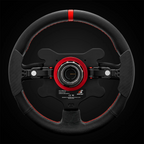 Volante de cuero GT Sport SIMAGIC con levas de cambio para simulador simracing