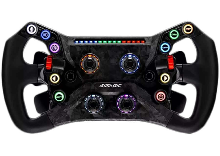 Volante GT NEO 300 mm SIMAGIC con levas de cambio para simulador Simracing