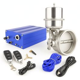 Vacuum Actuated Exhaust Throttle with Control Unit 70mm 2,75”