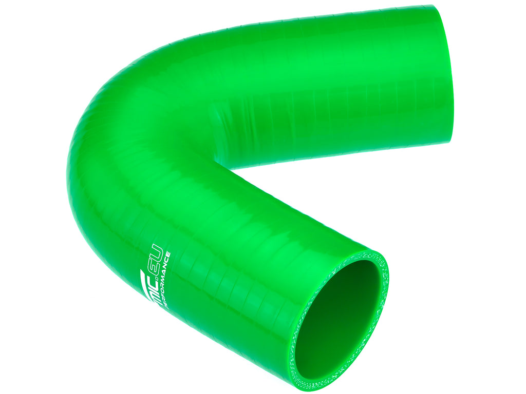 Codo de silicona 135' 51 mm verde