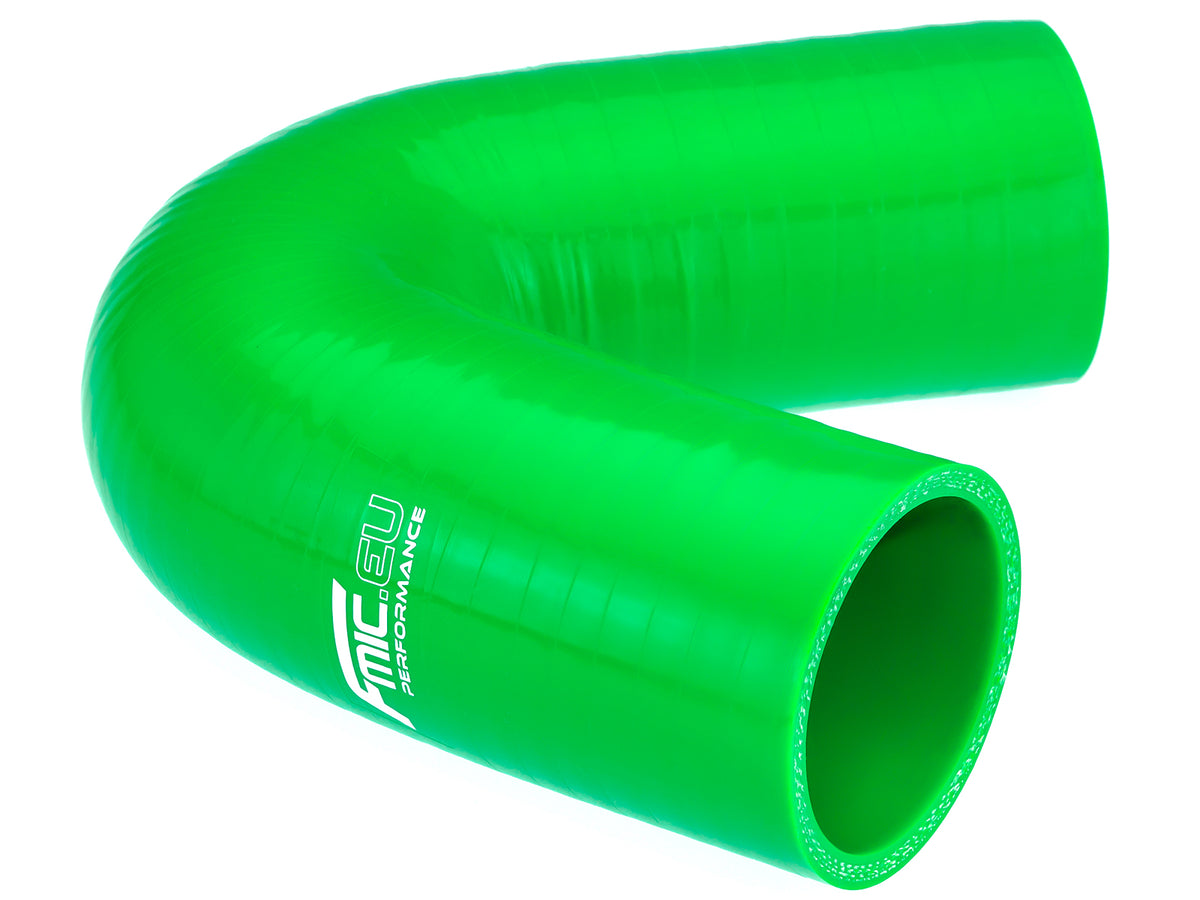 Codo de silicona 135° 38 mm verde