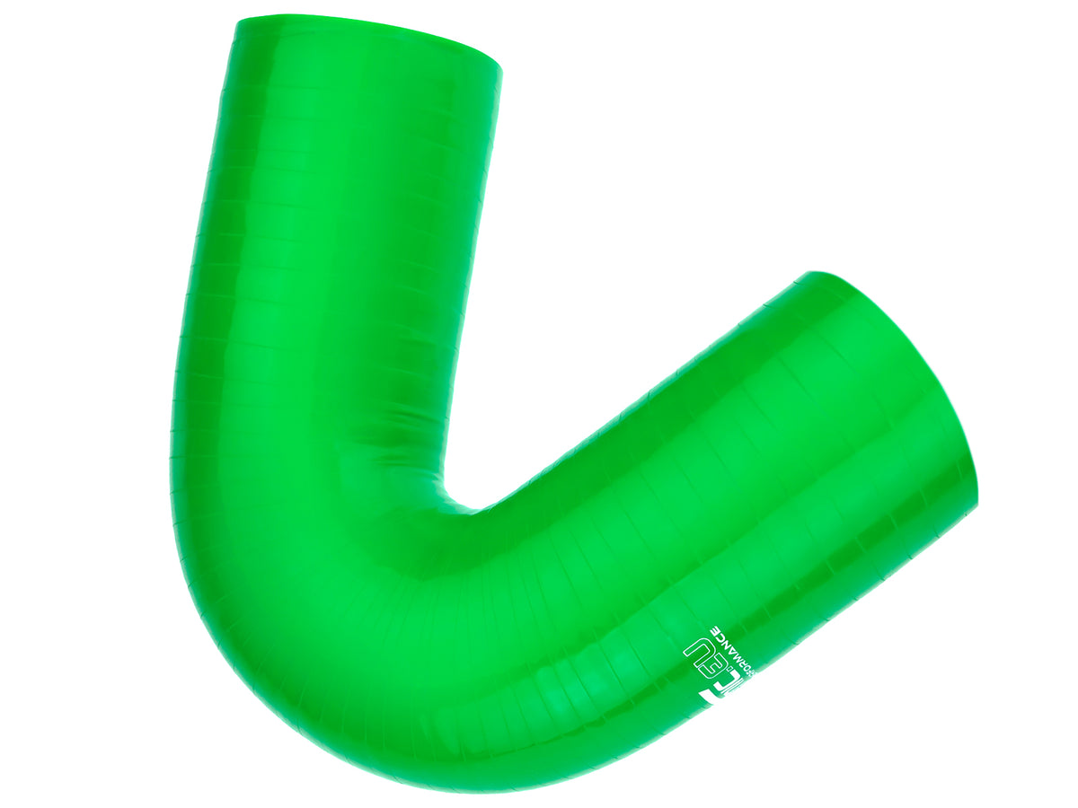 Codo de silicona 135' 51 mm verde